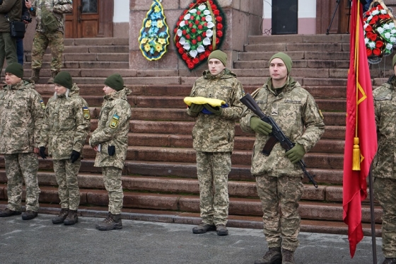 У Краматорську попрощалися із загиблим солдатом Валерієм Геровкіним