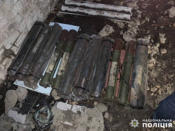Вблизи Славянска правоохранители изъяли схрон боеприпасов