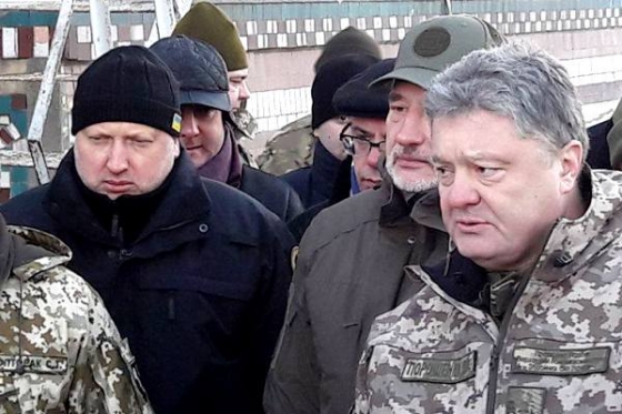 Президент Петр Порошенко прибыл на Карачун (фото)