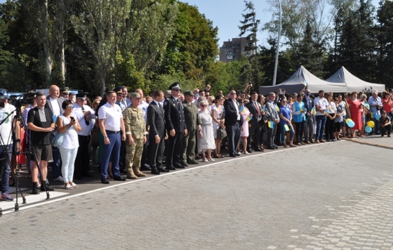 У Краматорську урочисто підняли найвищий прапор України в Донецькій області