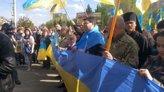 В Краматорске проходит «Шествие свободных людей»
