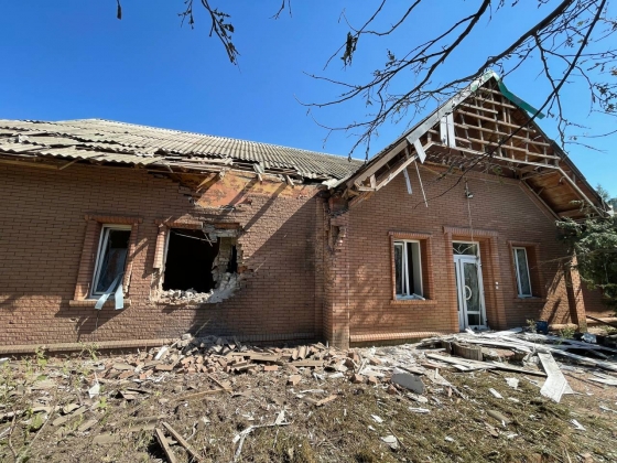 У Слов'янську окупанти обстріляли базу Червоного Хреста