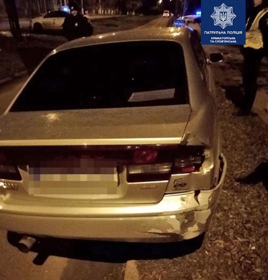 По Краматорску разъезжала на авто очередная пьянь