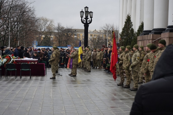 У Краматорську попрощалися із загиблим солдатом Валерієм Геровкіним