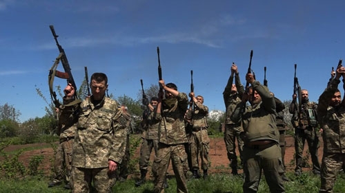 Краматорск похороны добровольца Дмитрия Афанасьева