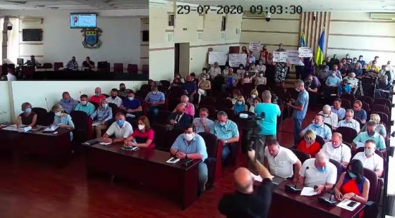 Депутаты рассматривали вопрос об отставке мэра (фото, видео)