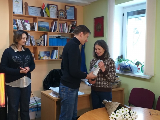 В Краматорске вручили награду вдове погибшего героя