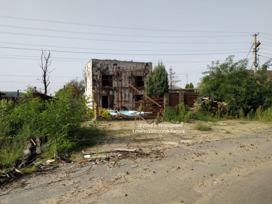 Як сьогодні виглядає найзруйнованіший район Святогірська