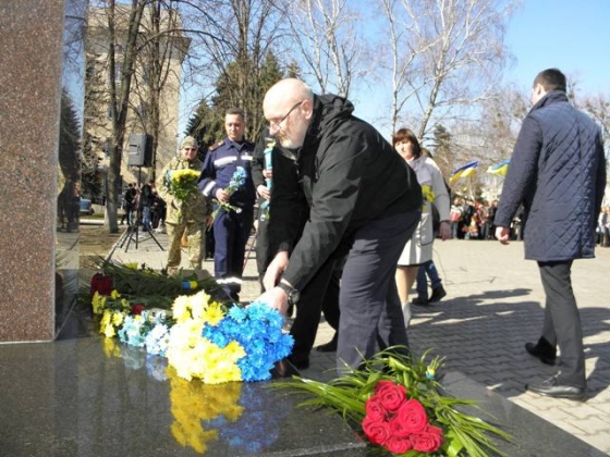 В сквере Шевченко