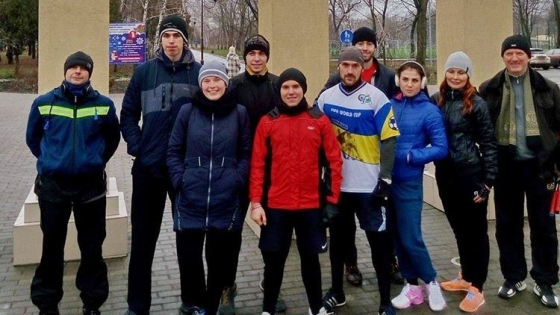 В Краматорске 1 января состоялся марафон 