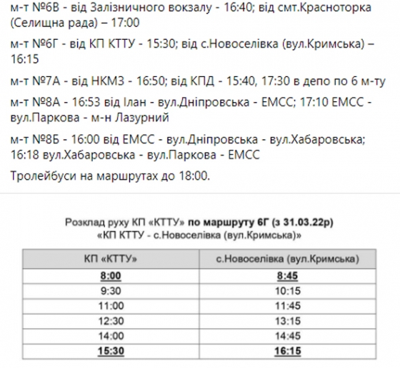 расписание