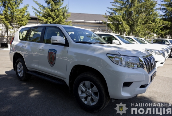 Вибухотехнічні підрозділи Нацполіції отримали від Уряду Німеччини автомобілі для прифронтових регіонів
