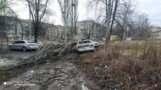 Ураган в Славянске