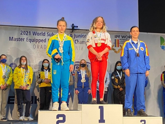 Краматорчанка завоевала серебро и бронзу на Чемпионате мира по пауэрлифтингу в Румынии
