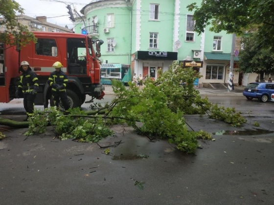 У Краматорську ліквідують наслідки негоди