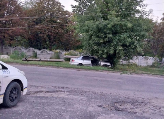 В одному з міст Краматорського району через ДТП люди залишились без світла
