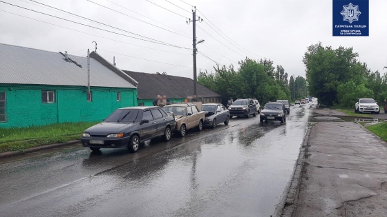 ДТП с четырьмя автомобилями произошло сегодня утром в Краматорске