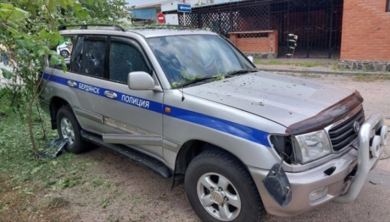 У Бердянську підірвали поліцейського колаборанта