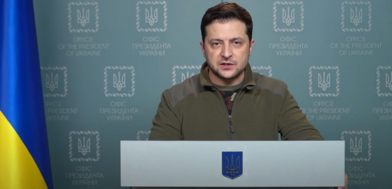 Брифинг Зеленского по поводу российского вторжения