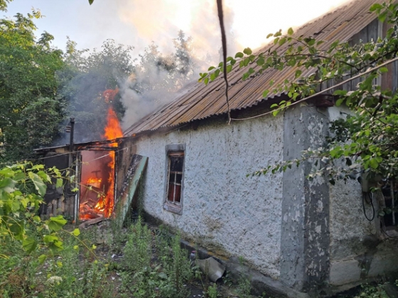 Пожежі зафіксовані в чотирьох громадах Краматорського району (фото)