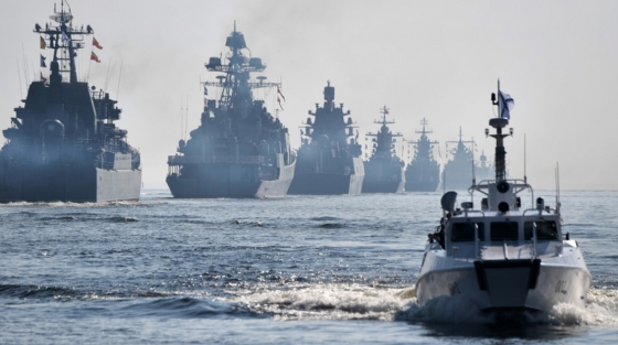 У Чорному морі перебувають до 10 кораблів РФ, серед яких 3 ракетоносії із 16 &quot;Калібрами&quot;, - ВМС 