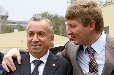 Рінат Ахметов та колишній мер Донецька Олександр Лук’янченко