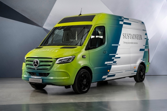 Электрический Mercedes-Benz Sprinter получил уникальный ремень безопасности с подогревом