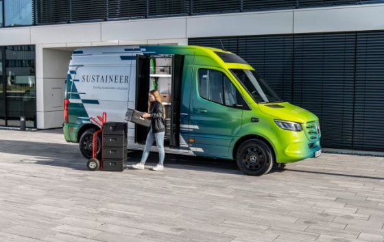 Электрический Mercedes-Benz Sprinter получил уникальный ремень безопасности с подогревом