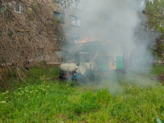 У Краматорську та районі палали оселі, автівки й ліси, в тому числі внаслідок обстрілів (фото)