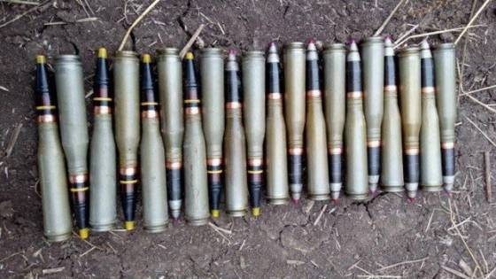 Два гранатомета РПГ-26, четыре гранаты Ф-1 и РГД-5 с запалами, а также полтысячи бронебойных патронов калибра 5,45