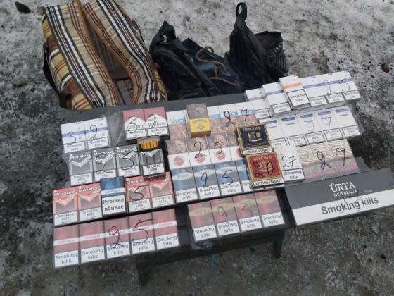 Полтысячи пачек «паленых» сигарет изъяли из продажи в Славянске 