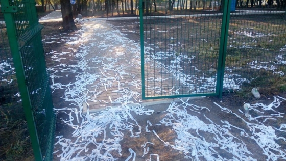 Открытие сада Бернацкого в Краматорске: горы мусора и недоступность для инвалидов 