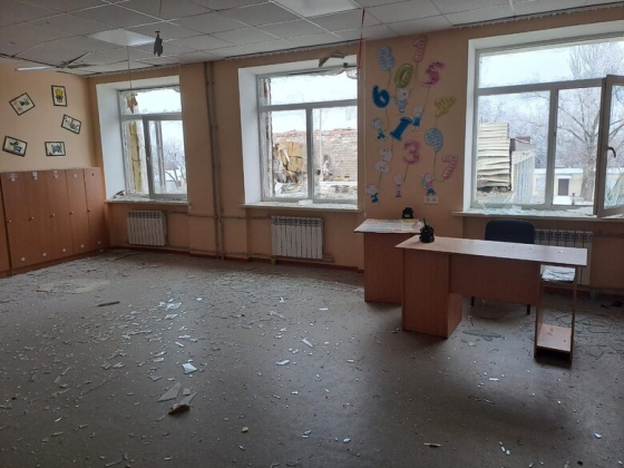 Росіяни обстріляли школу в Часовому Яру на Донеччині, - ОВА