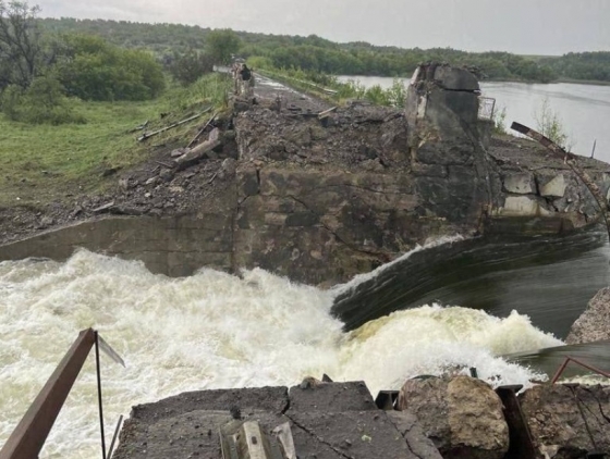 Рашисти зруйнували плотину Карлівського водосховища - під загрозою підтоплення опинилися селища Галицинівка, Желанне-1 та Желанне-2