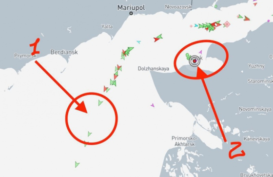 В Азовському морі атакували російський корабель, - &quot;Кримський вітер&quot;