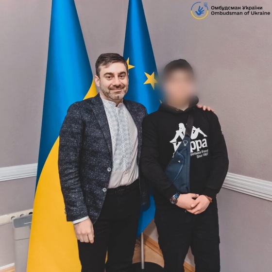 16-річний хлопець, якого окупанти вивезли в Росію та віддали у прийомну сім’ю, повернувся до України, - Лубінець