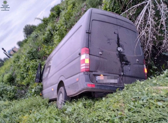 В Краматорске водитель Mercedes Sprinter совершил два ДТП