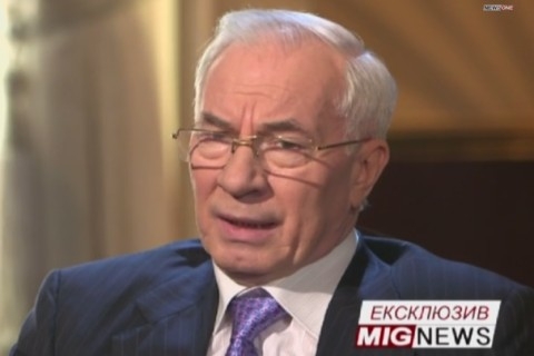 Первое интервью экс-премьер-министра Азарова: о Майдане, российских войсках и розыске 