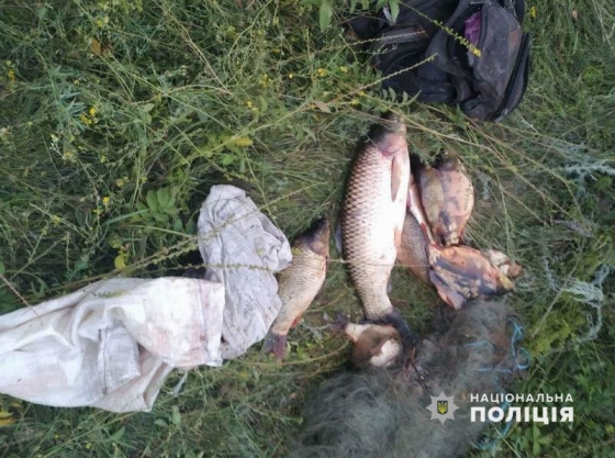 В Славянске на незаконном вылове рыбы поймали местного жителя