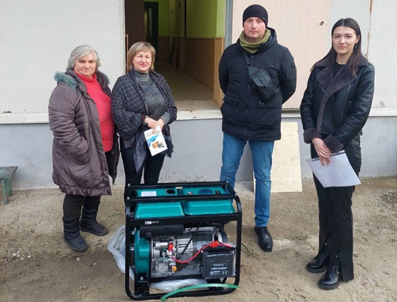 Для освітян Краматорська прибули генератори