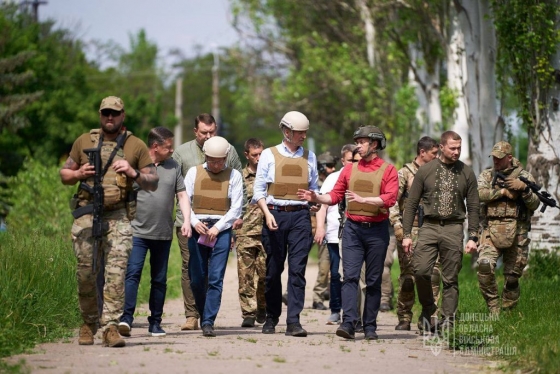 Донеччину відвідав посол Франції в Україні Етьєн де Понсен