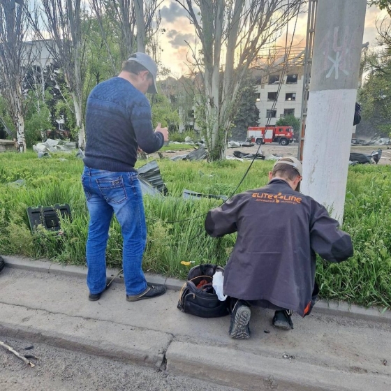 У Краматорську ремонтують пошкоджені лінії Інтернет-зв’язку