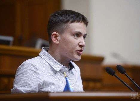 Народный депутат Надежда Савченко не считает главарей ДНР и ЛНР террористами