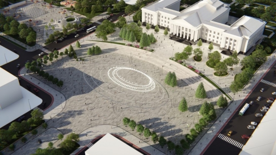 Чехам официально предложено проводить реконструкцию центральной площади Краматорска