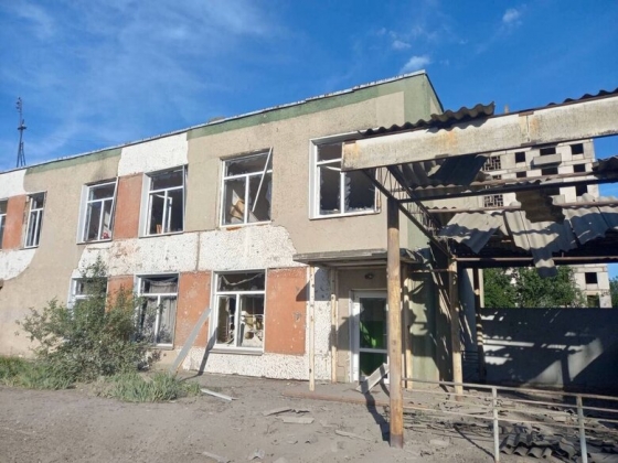 Враг обстрелял детский сад в Степногорске Запорожской области, - ОВА
