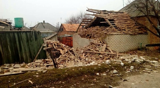 Ночью боевики обстреляли поселок Зайцево Бахмутского района 