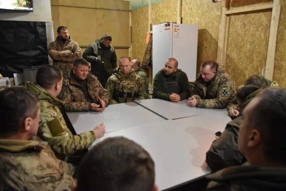 Залужний відвідав позиції ЗСУ в районі Куп’янська