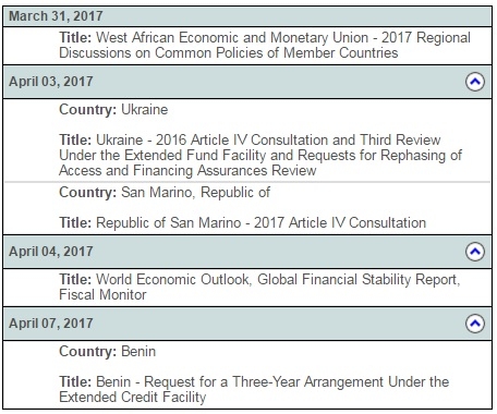 МВФ официально внес рассмотрение транша для Украины в повестку дня на 3 апреля  