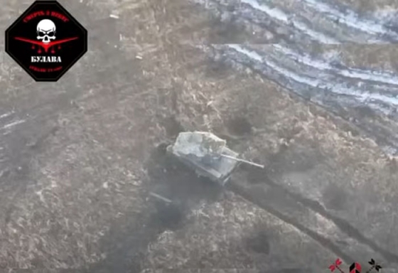 На Донеччині «Чорні запорожці» порвали дронами колону ворожої бронетехніки