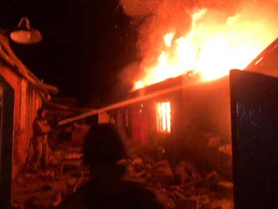 У Краматорському районі внаслідок обстрілу виникла пожежа